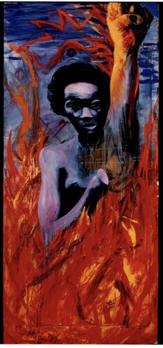 Joan of Arc van Cynthia Ruffin Simon, Schilderij te koop op Singulart