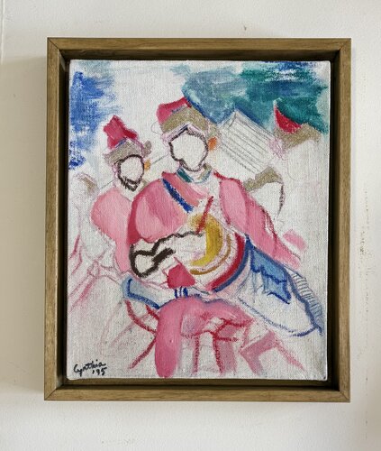 Balinese music van Cynthia Ruffin Simon, Schilderij te koop op Singulart
