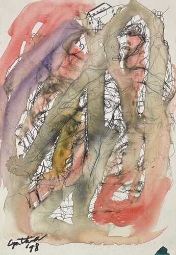 Drifting by Cynthia Ruffin Simon, Work on Paper for Sale on Singulart