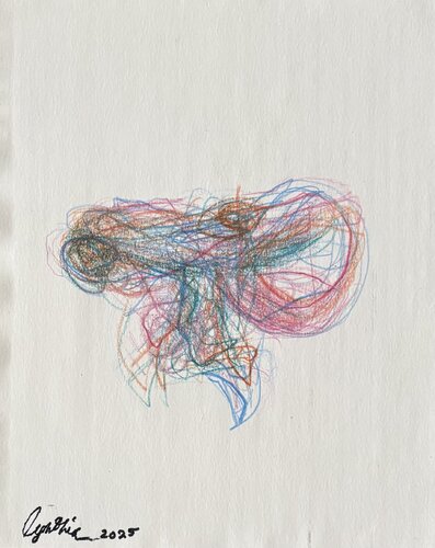 Angry de Cynthia Ruffin Simon, Obra en papel a la venta en Singulart