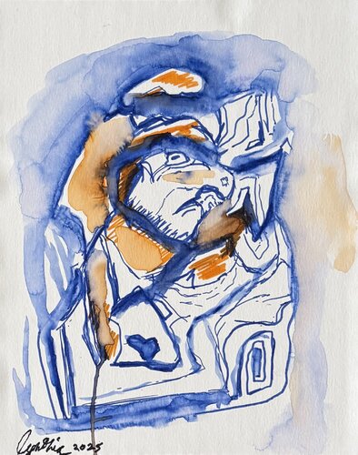 Bored and frustrated by Cynthia Ruffin Simon, Work on Paper for Sale on Singulart