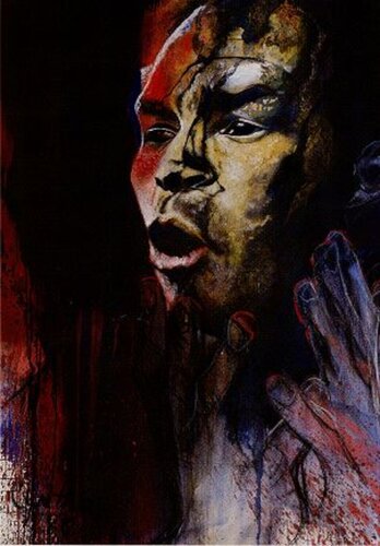 A Cry for South Africa by Cynthia Ruffin Simon, Painting for Sale on Singulart