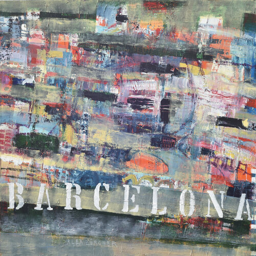 Barcelona di Alex Zürcher, Pittura in vendita su Singulart