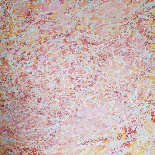 Pink flow par Marie Christine Devriendt, Peinture en vente sur Singulart