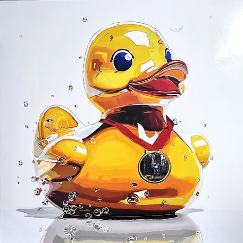 Bathtub Hero by Carolina Vargas Reis, Painting for Sale on Singulart