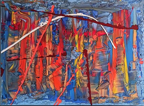 Sanctuary Ablaze di Paul Brandwein, Pittura in vendita su Singulart