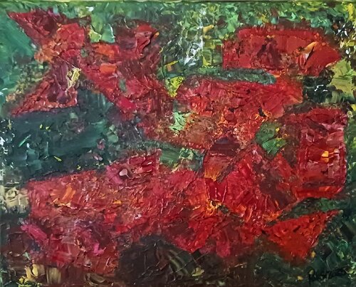Roses of War van Paul Brandwein, Schilderij te koop op Singulart