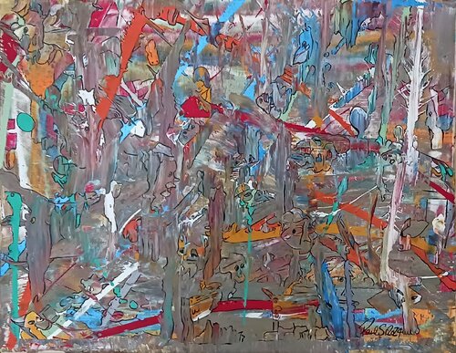 “The Pillars That Remember” de Paul Brandwein, Pintura a la venta en Singulart