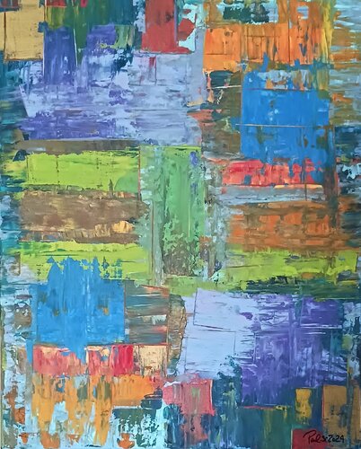 Internal Architecture: Foundation I par Paul Brandwein, Peinture en vente sur Singulart