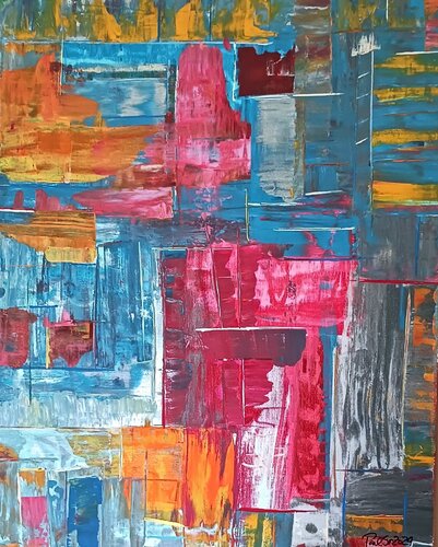 Internal Architecture: Reassembled Planes di Paul Brandwein, Pittura in vendita su Singulart