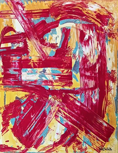 “The Running Child — Like This” di Paul Brandwein, Pittura in vendita su Singulart