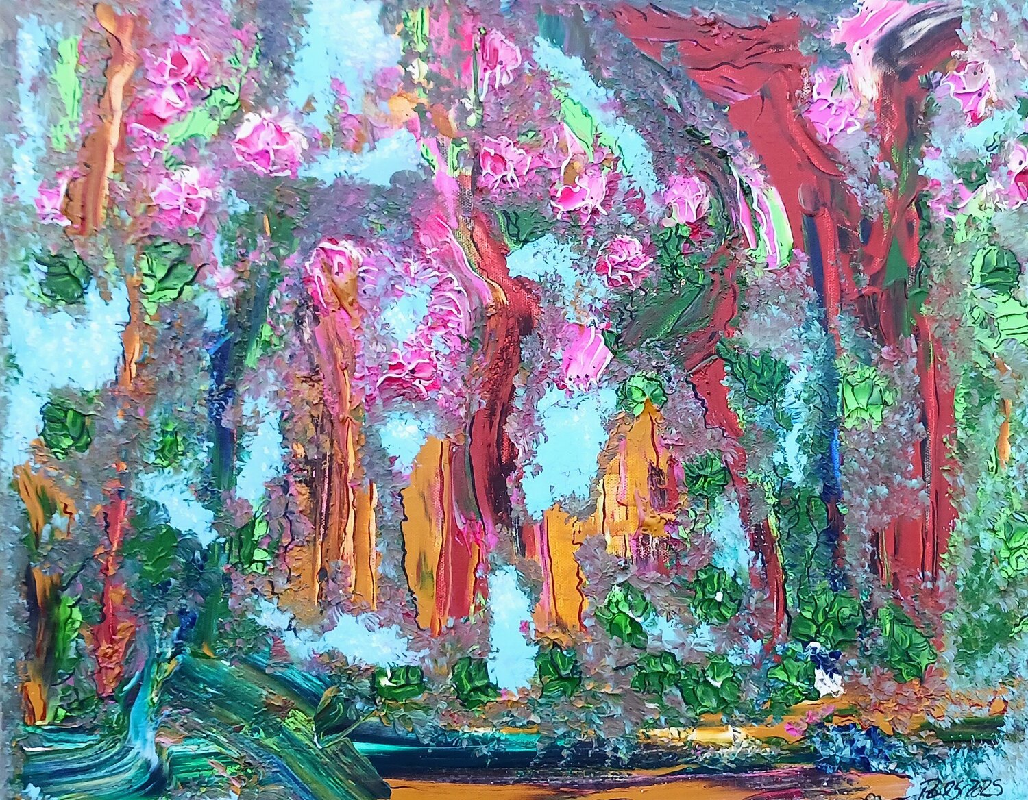Mimosa Grove, Louisiana Paul Brandwein Originalgemälde zu verkaufen