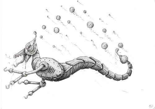 Denizens 39 by Brandon Sanderson, Work on Paper for Sale on Singulart