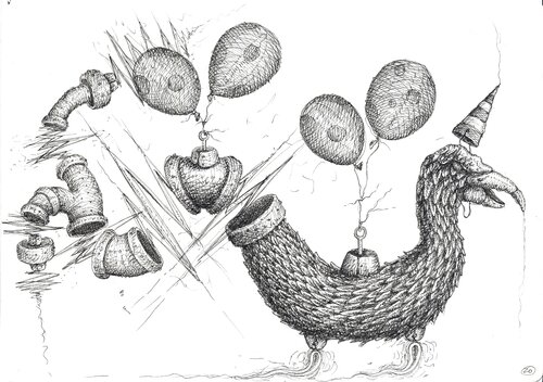 Denizens 40 by Brandon Sanderson, Work on Paper for Sale on Singulart