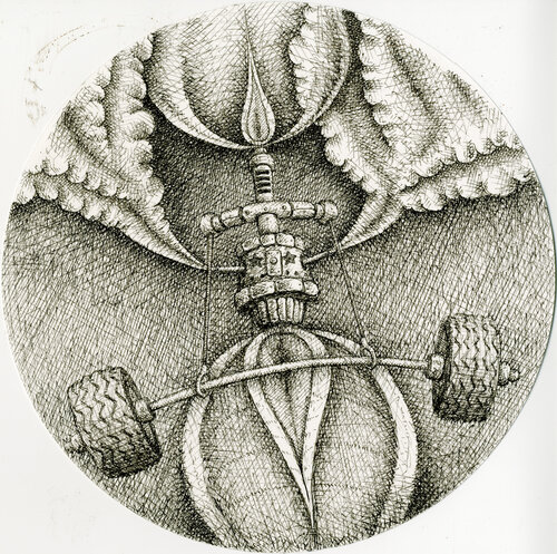 Denizens 28 by Brandon Sanderson, Work on Paper for Sale on Singulart