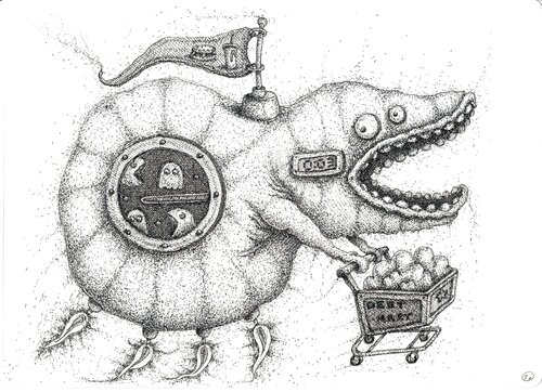 Denizens 61 by Brandon Sanderson, Work on Paper for Sale on Singulart