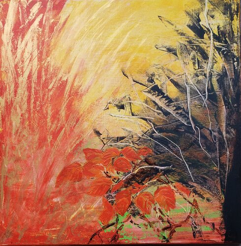 Or tropical di Thérèse SORIANO, Pittura in vendita su Singulart