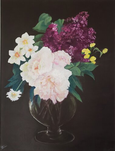 Fleurs de Printemps de Thérèse SORIANO, Pintura a la venta en Singulart