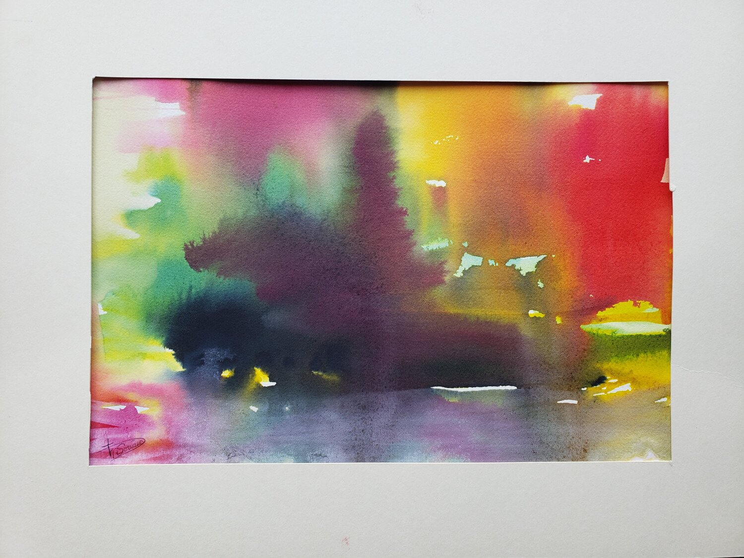 Feux d'automne Thérèse SORIANO Origineel schilderij te koop