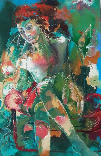 Eden 3 di Annie Decaëns, Pittura in vendita su Singulart