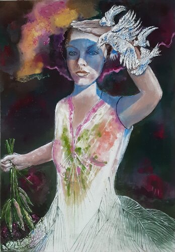 Voir demain par Annie Decaëns, Peinture en vente sur Singulart