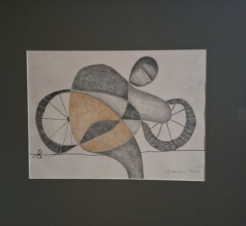 Il ciclista by Raffaele Carsana, 소묘 for Sale on Singulart