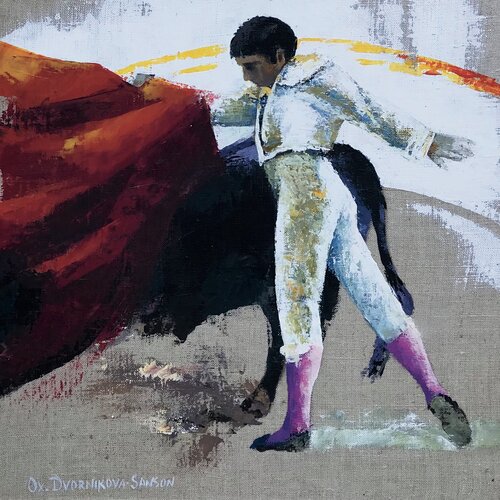«À la lisière du mouvement» by Oxana Sanson, Painting for Sale on Singulart