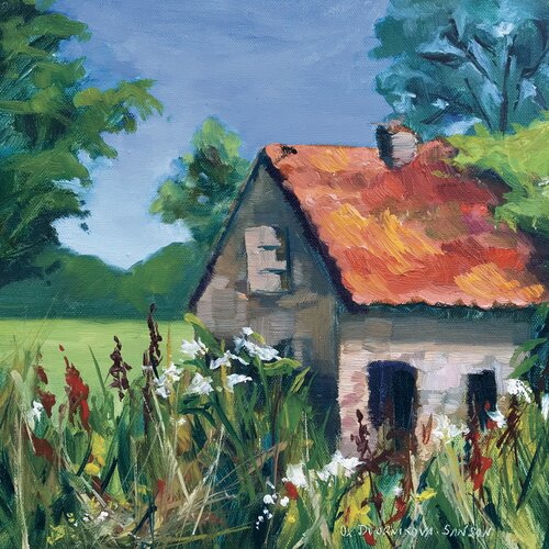 «La maison d’été» by Oxana Sanson, Painting for Sale on Singulart