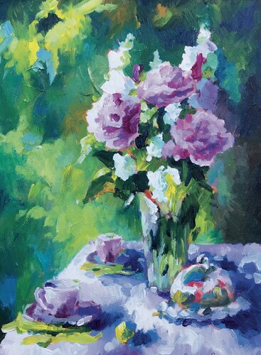 «Matin d’été» by Oxana Sanson, Painting for Sale on Singulart