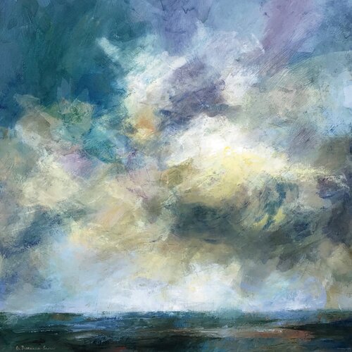 «Le souffle du ciel» von Oxana Sanson, Malerei kaufen auf Singulart