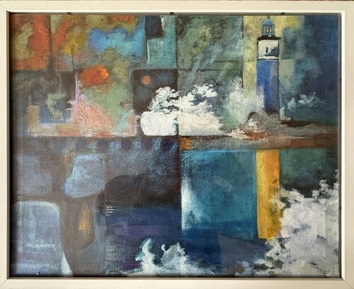 Le phare di Martine Lapierre, Pittura in vendita su Singulart