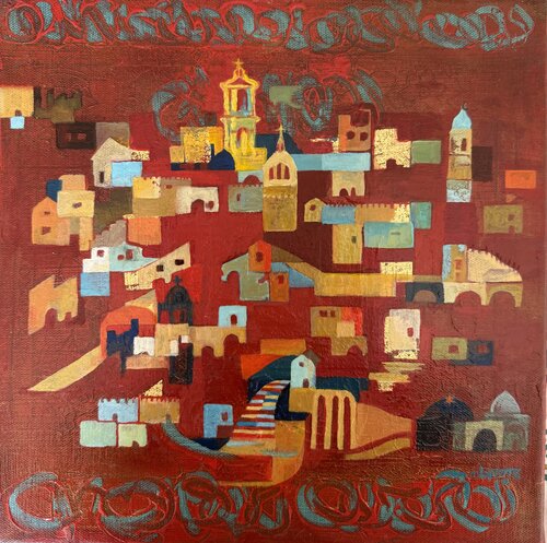 Bethléem by Martine Lapierre, Painting for Sale on Singulart