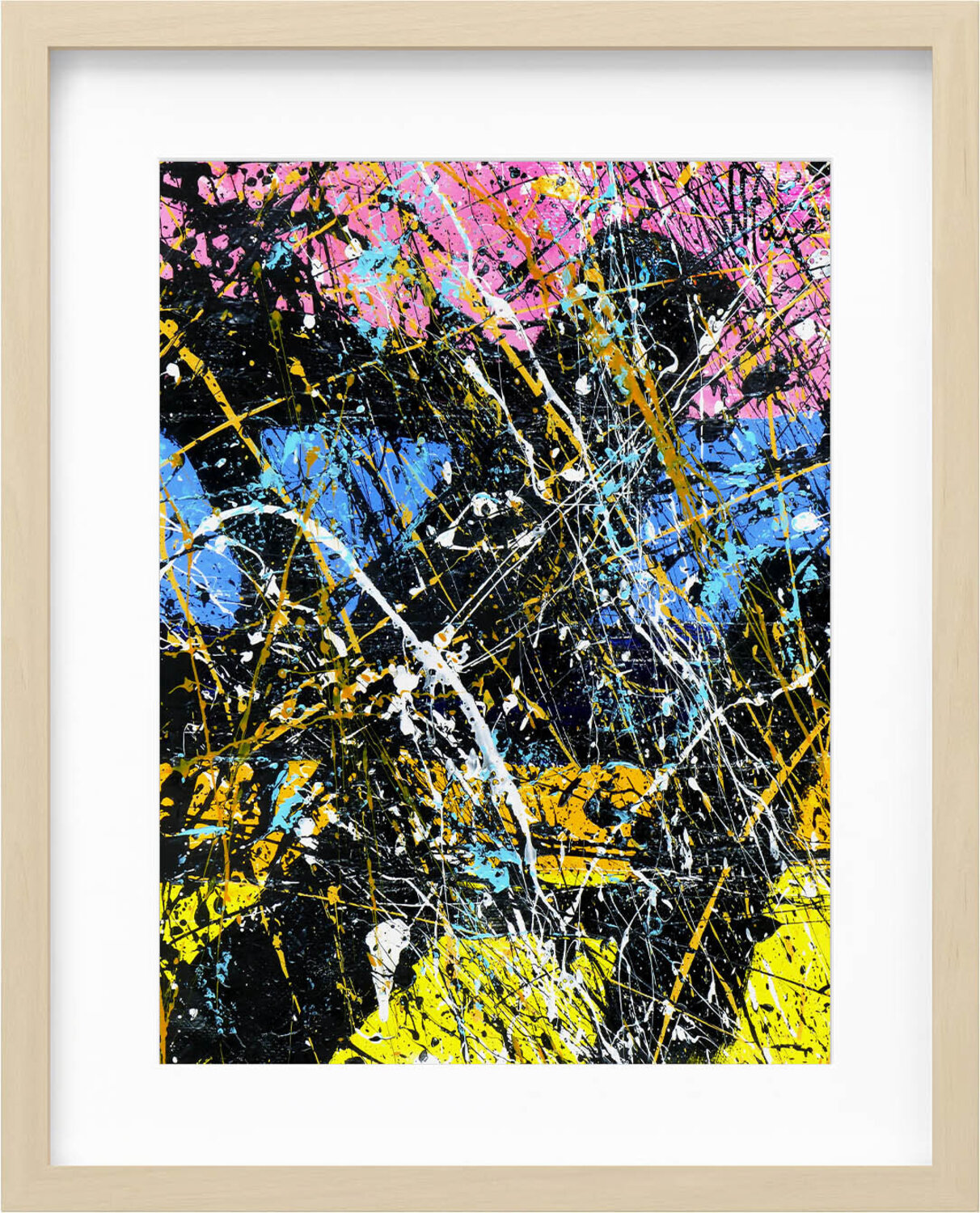 Création abstraite A338 by Jean-Jacques Marie (2020) : Painting