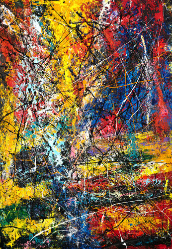 Création abstraite L056 by Jean-Jacques Marie, Painting for Sale on Singulart