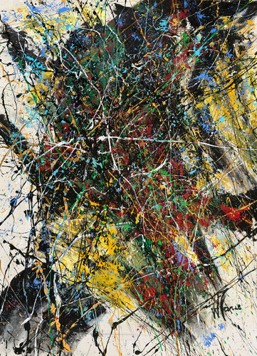Création abstraite A495 by Jean-Jacques Marie, Painting for Sale on Singulart