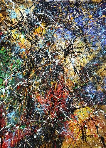 Création abstraite A344 van Jean-Jacques Marie, Schilderij te koop op Singulart