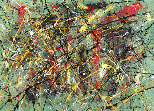Création abstraite A483 by Jean-Jacques Marie, Painting for Sale on Singulart