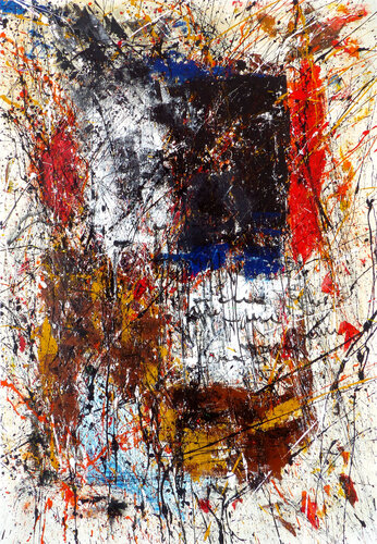 Création abstraite B015 van Jean-Jacques Marie, Schilderij te koop op Singulart