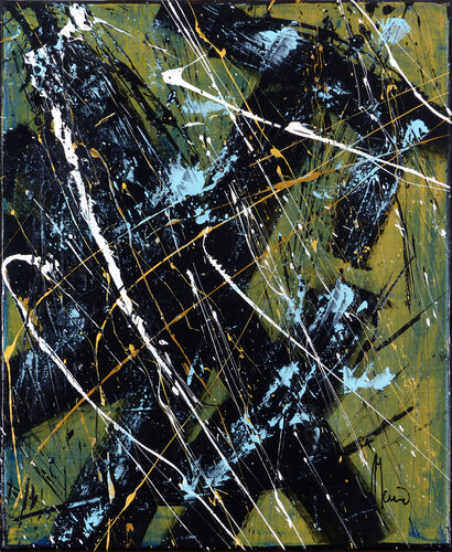 Création abstraite C105 van Jean-Jacques Marie, Schilderij te koop op Singulart