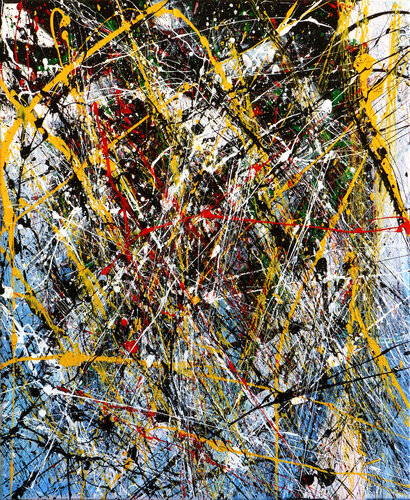 Création abstraite A065 van Jean-Jacques Marie, Schilderij te koop op Singulart