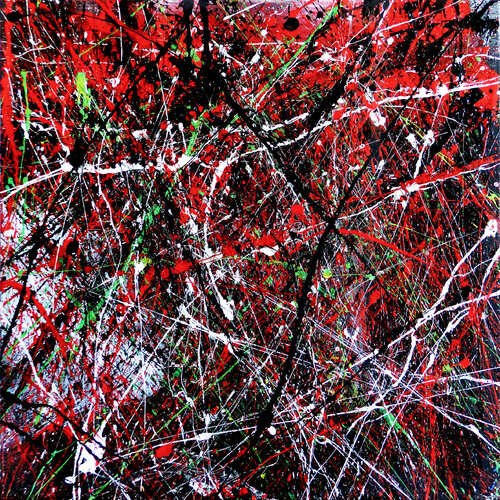 Création abstraite A018 van Jean-Jacques Marie, Schilderij te koop op Singulart