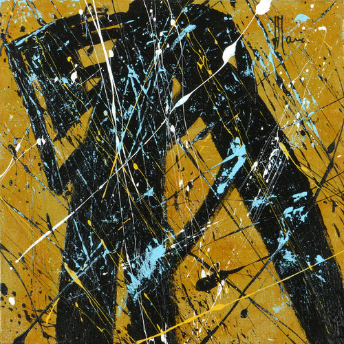 Création abstraite C127 van Jean-Jacques Marie, Schilderij te koop op Singulart