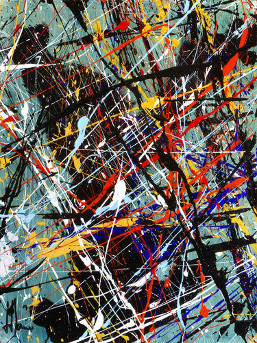 Création abstraite A152 van Jean-Jacques Marie, Schilderij te koop op Singulart