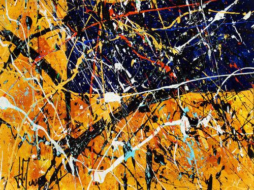 Création abstraite A359 van Jean-Jacques Marie, Schilderij te koop op Singulart