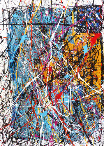 Création abstraite B025 by Jean-Jacques Marie, Painting for Sale on Singulart