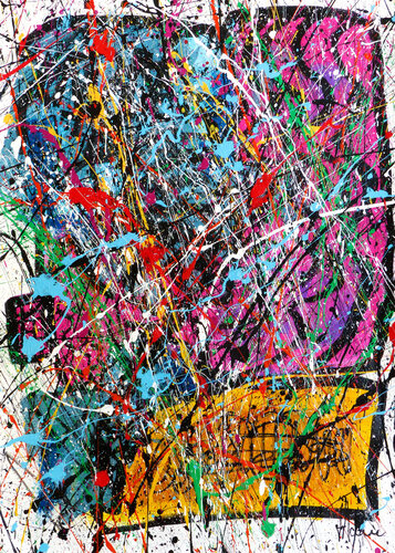 Création abstraite B029 de Jean-Jacques Marie, Pintura a la venta en Singulart