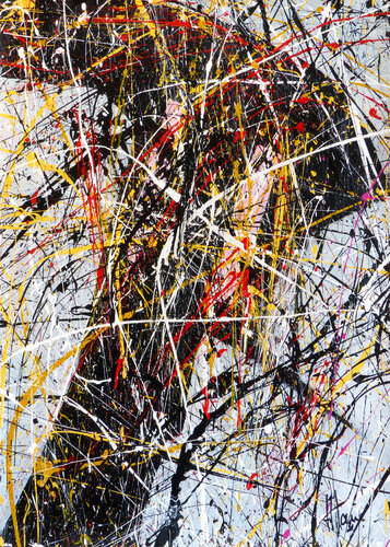 Création abstraite A117 van Jean-Jacques Marie, Schilderij te koop op Singulart