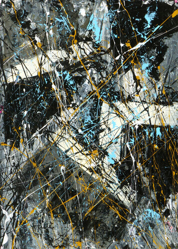 Création abstraite C142 van Jean-Jacques Marie, Schilderij te koop op Singulart