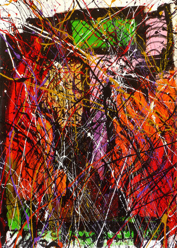 Création abstraite B045 by Jean-Jacques Marie, Painting for Sale on Singulart