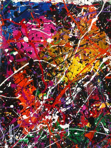 Création abstraite A216 van Jean-Jacques Marie, Schilderij te koop op Singulart